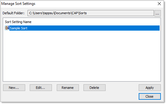 How to use the sort setting – Office