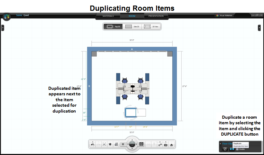 Duplicating Room Items